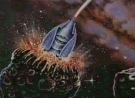 Náraz do asteroidu